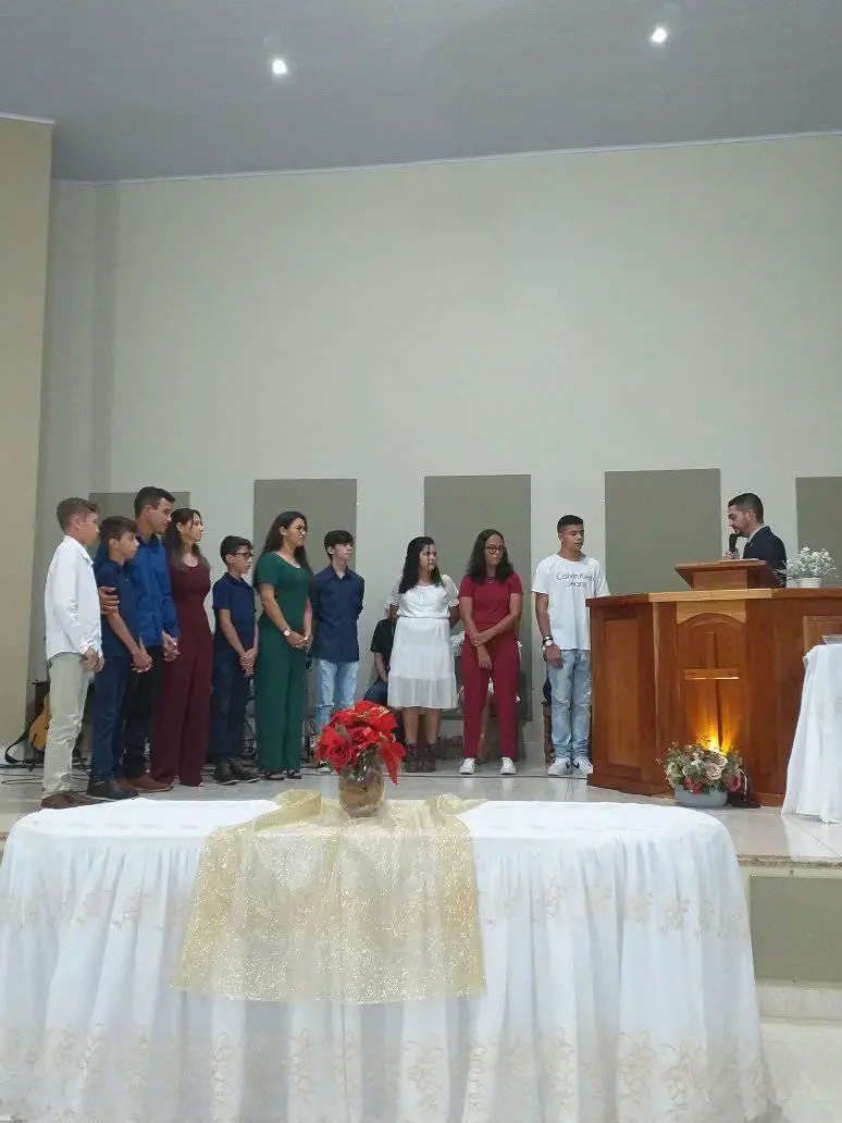 Recepção de membros por Profissão de fé e Batismo 