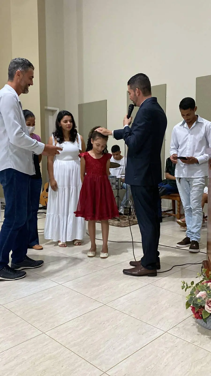 Recepção de membros por Profissão de fé e Batismo 